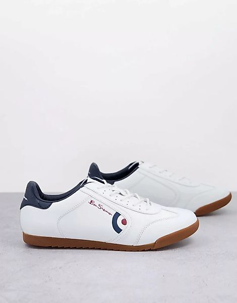 Ben Sherman – Target – Retro-Sneaker in Weiß günstig online kaufen