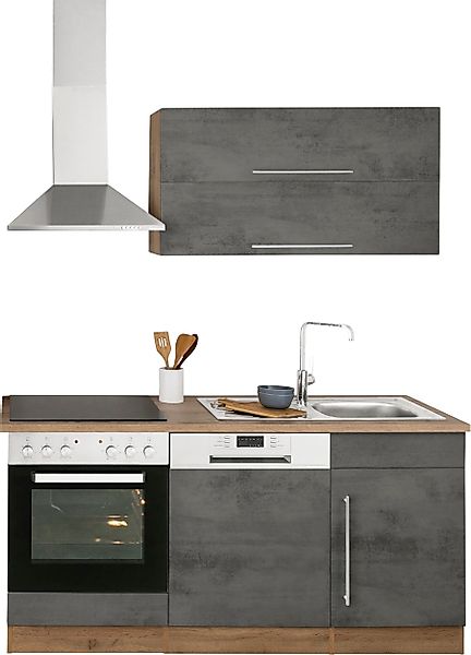 KOCHSTATION Küchenzeile KS-Samos, Breite 170 cm, günstig online kaufen