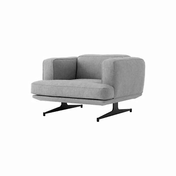 Gepolsterter Sessel Inland AV21 textil grau - &tradition - Grau günstig online kaufen