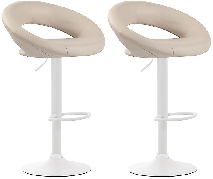 CLP Barhocker Olinda Kunstleder (2er Set, günstig online kaufen