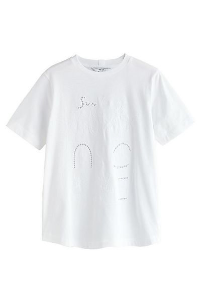 Next T-Shirt Schweres T-Shirt mit Provence-Grafik (1-tlg) günstig online kaufen