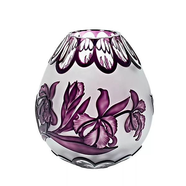 Vase handgeschliffen mit Rose "King" (21cm) günstig online kaufen