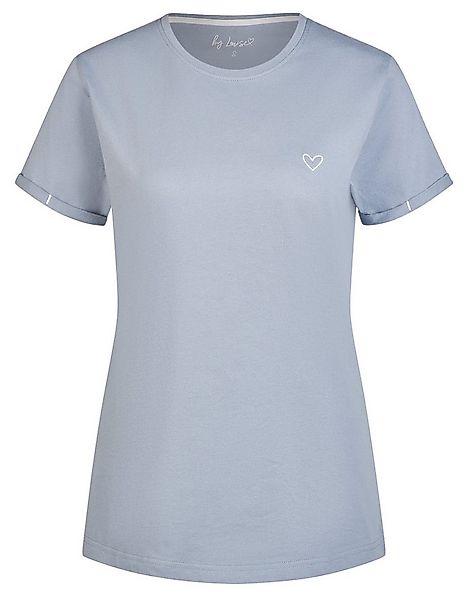 By Louise Pyjamaoberteil Damen Pyjamashirt mit kurzem Arm (1-tlg) Baumwolle günstig online kaufen