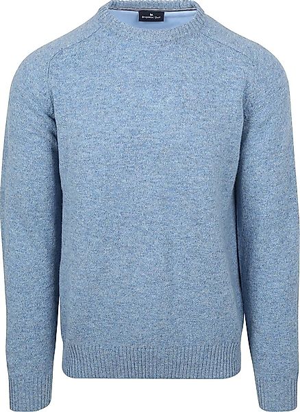 Steppin' Out Pullover Lammwolle Blau - Größe M günstig online kaufen