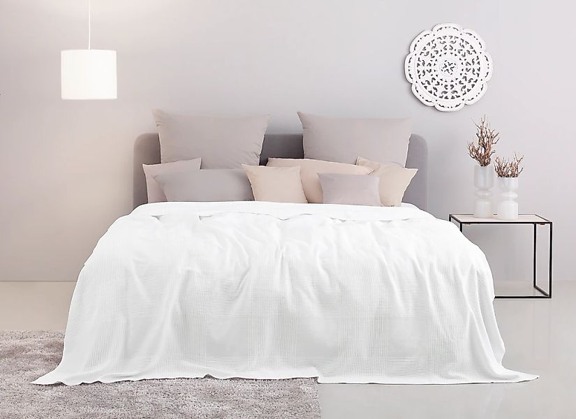 OTTO home Tagesdecke "Mira" leichte Tagesdecke aus 100% Baumwolle, uni Über günstig online kaufen