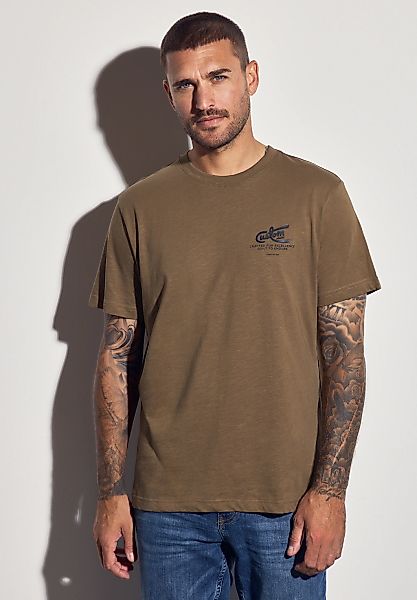 STREET ONE MEN T-Shirt, aus reiner Baumwolle günstig online kaufen