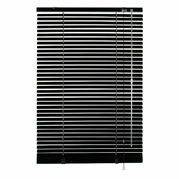 Gardinia Jalousie Aluminium 60 cm x 175 cm Schwarz günstig online kaufen