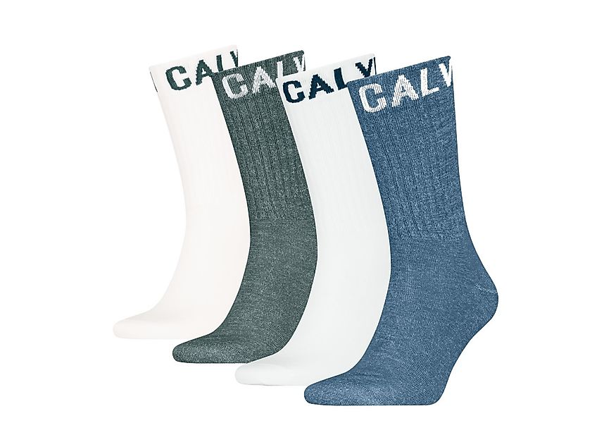 Calvin Klein Jeans Socken CKJ MEN SOCK 4P RIBBON LOGO ECOM (4er Pack) günstig online kaufen