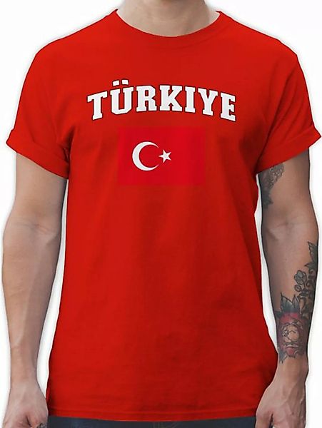 Shirtracer T-Shirt Türkiye Schriftzug mit Flagge, Türkei, Turkey, Türkisch günstig online kaufen