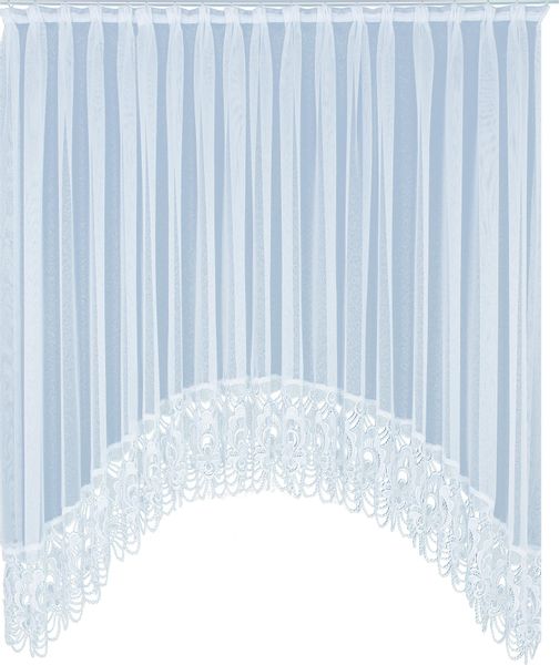 Wirth Gardine "Elena" Faltenband 1 Stk. tlg. veredelt mit echter Plauener S günstig online kaufen