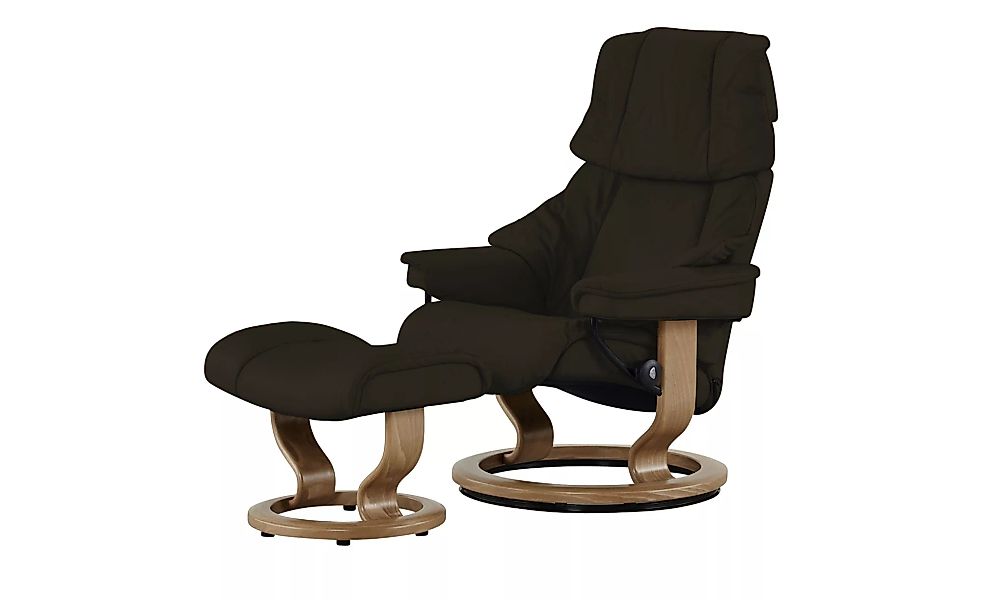 Stressless Relaxsessel mit Hocker  Reno - braun - 79 cm - 108 cm - 75 cm - günstig online kaufen