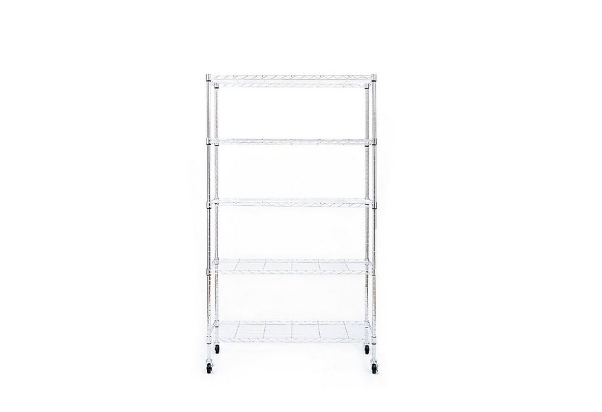 Karat Regal Gitterregal mit Rollen Maya, 5 Böden, Verschiedene Farben günstig online kaufen