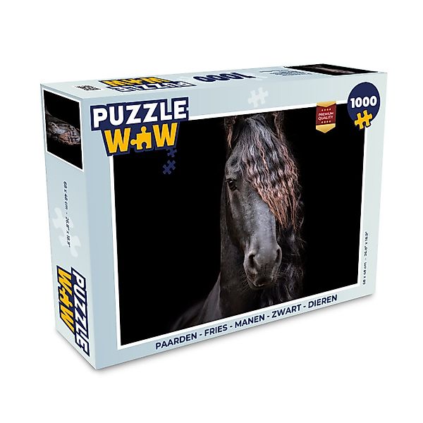 MuchoWow Puzzle Pferde - Friesisch - günstig online kaufen