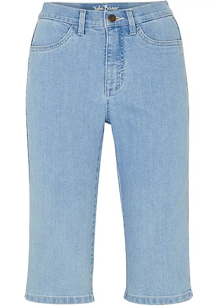 Bermuda Slim Fit Jeans High Waist, knieumspielend günstig online kaufen