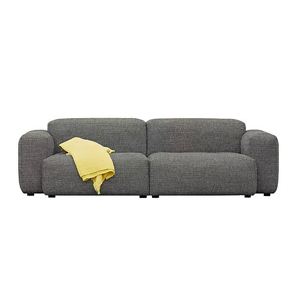 HAY - Mags Soft 2,5-Sitzer Sofa Armlehne niedrig - dunkelgrau/Stoff Linara günstig online kaufen