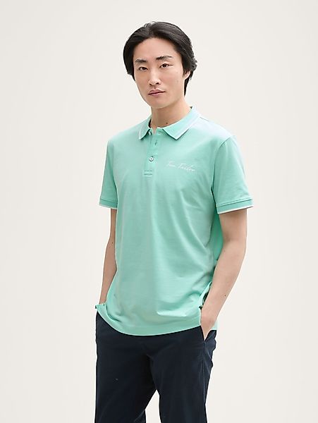 TOM TAILOR Poloshirt Poloshirt mit Logo-Print günstig online kaufen