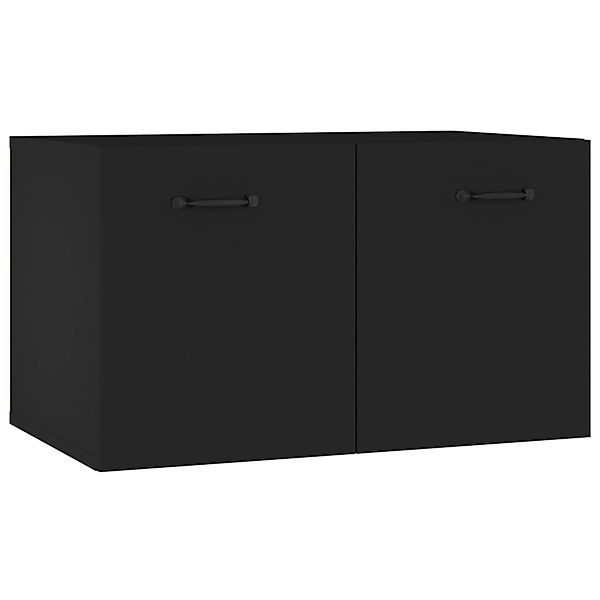 vidaXL Wandschrank Schwarz 60x36,5x35 cm Holzwerkstoff Modell 2 günstig online kaufen