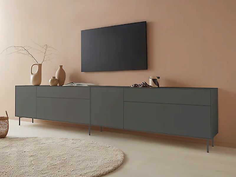 LeGer Home by Lena Gercke Lowboard »Essentials«, (2 St.), Breite: 334cm, MD günstig online kaufen