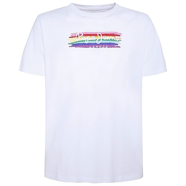 Pepe Jeans Baker Kurzärmeliges T-shirt L White günstig online kaufen