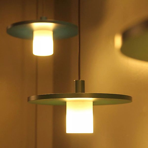 LED-Außenhängeleuchte Montoya aus Aluminium, grün günstig online kaufen