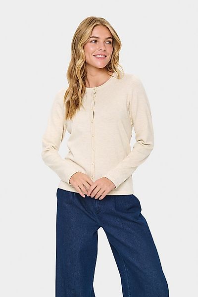 Saint Tropez Strickjacke A8661, MilaSZ R-Neck Cardigan Viskose Feinstrick, günstig online kaufen