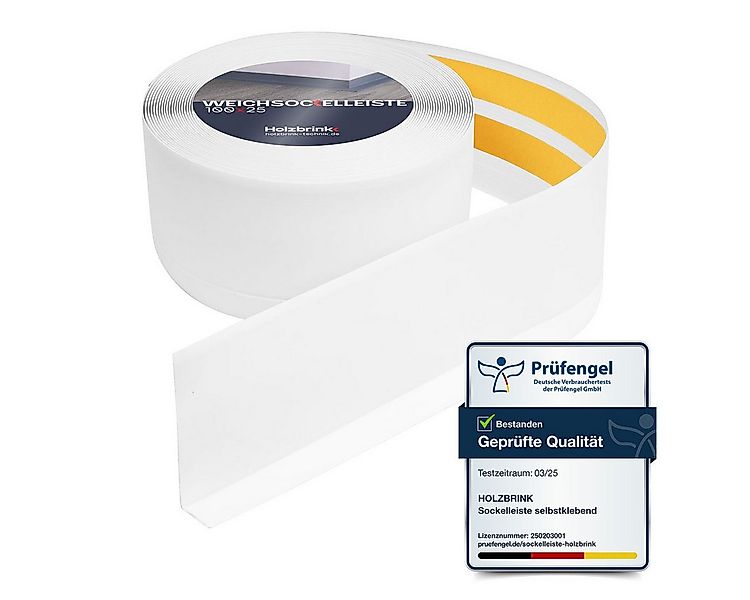 HOLZBRINK Sockelleiste HOLZBRINK selbstklebend PVC 100x25mm, 1 m, L: 100 cm günstig online kaufen