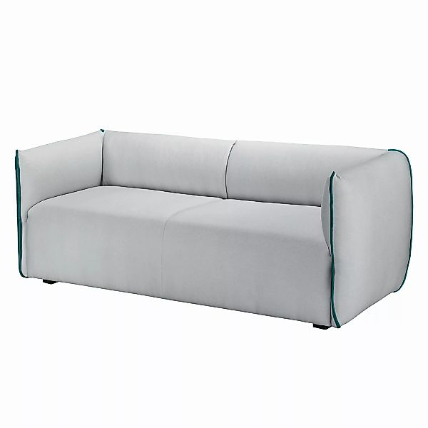 home24 Fredriks Sofa Grady II 3-Sitzer Hellgrau Webstoff 191x70x78 cm günstig online kaufen