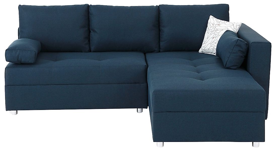 Home affaire Ecksofa "Italia L-Form" mit Bettfunktion und Bettkasten, Feder günstig online kaufen