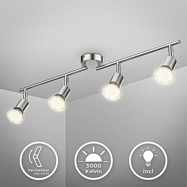 B.K.Licht Deckenleuchte LED Deckenlampe Wohnzimmer Küche günstig online kaufen