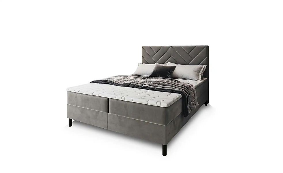 MASSENO Boxbett mit Bettkasten Rokis ¦ grau ¦ Maße (cm): B: 160 H: 98 Bette günstig online kaufen