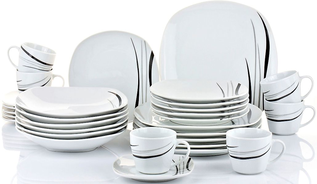 Retsch Arzberg Kombiservice »Geschirr-Set, Service Cosmos« farbige Elemente günstig online kaufen