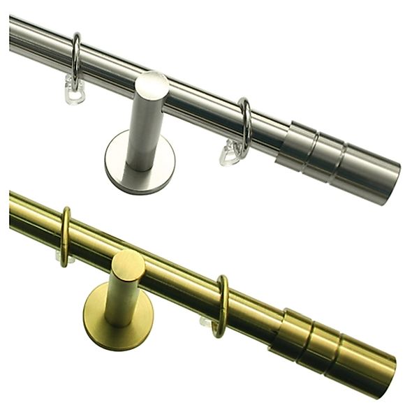 GARDINIA Gardinenstange Set Metall, Ø 20 günstig online kaufen