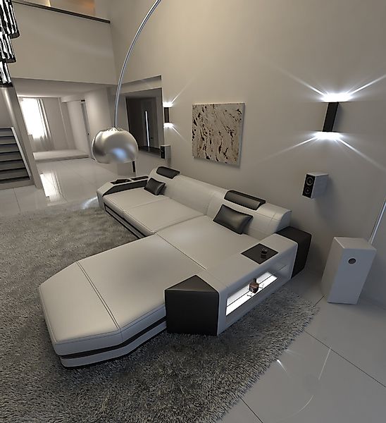 Sofa Dreams Ecksofa Ledercouch Sofa Leder günstig online kaufen