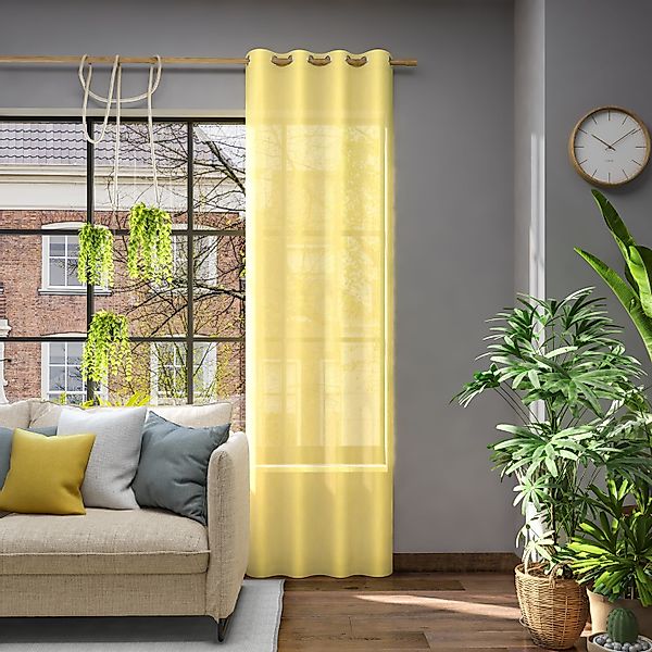 Neutex for you Vorhang "Libre-ECO" Ösen 1 Stk. tlg. günstig online kaufen