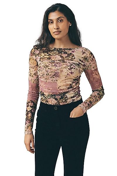 Next Langarmshirt Langärmeliges Sweatshirt mit Netzstoff (1-tlg) günstig online kaufen