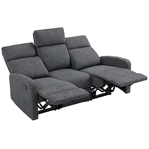 HOMCOM Relaxsessel 3 Sitzer Fernsehsessel Liegesessel mit Liegefunktion Ses günstig online kaufen