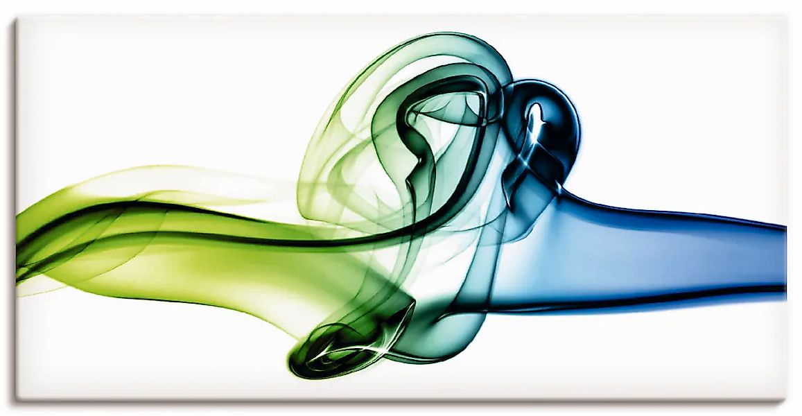 Artland Wandbild "Aufeinanderprallen von blau und grün" Muster 1 Stk. tlg. günstig online kaufen