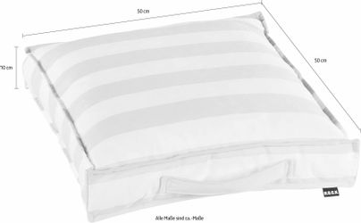 H.O.C.K. Sitzkissen "Classic Streifen Outdoor" wasser- und schmutzabweisend günstig online kaufen