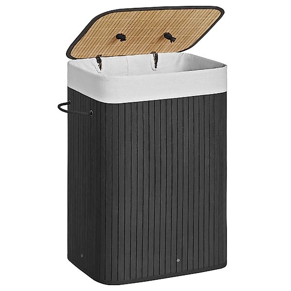 SONGMICS Wäschekorb, mit Deckel, 72 L, günstig online kaufen