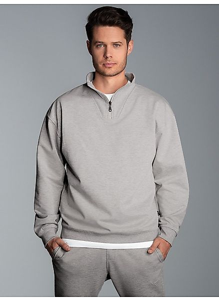 Trigema Sweatshirt TRIGEMA Troyer in bequemer günstig online kaufen