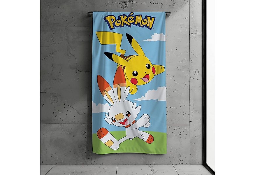 POKÉMON Strandtücher Pokémon Strandtuch, 100% Baumwolle, 140 x 70 cm günstig online kaufen