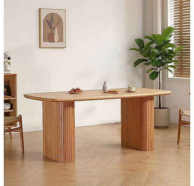 HOME DELUXE Esstisch Eiche geölt - ARENOS, Echtholztisch, Hochwertiges Eich günstig online kaufen