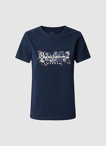 Pepe Jeans T-Shirt ROSALIND mit floralem günstig online kaufen