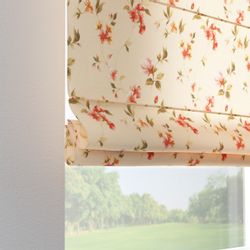 Dekoria Raffrollo Verona, creme-rosa, 120 x 160 cm günstig online kaufen