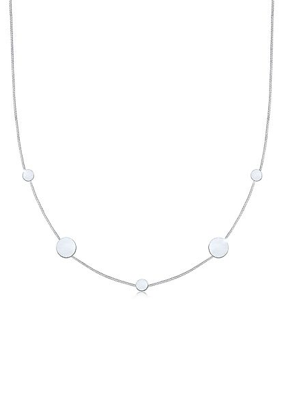 Elli Kette mit Anhänger Plättchen Matt günstig online kaufen