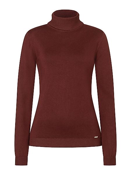 MORE&MORE Rundhalspullover figurbetonter Rollkragenpullover günstig online kaufen