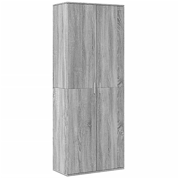 vidaXL Highboard Grau Sonoma 70x35x180 cm Holzwerkstoff günstig online kaufen