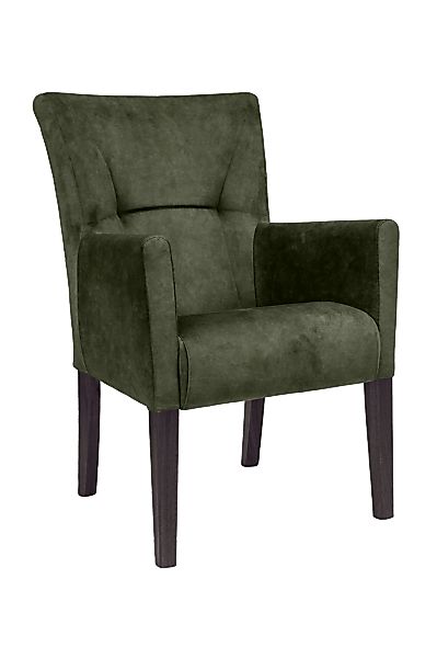 Home affaire Armlehnstuhl "King" () Esszimmerstuhl mit Knopfheftung günstig online kaufen