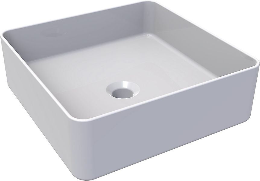 welltime Aufsatzwaschbecken QUADRINO, NANO Glasur günstig online kaufen