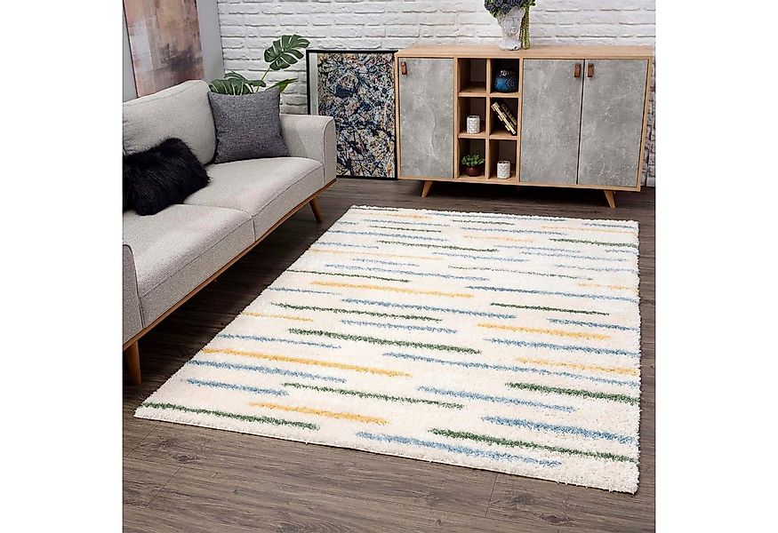 Carpet City Hochflor-Teppich Pulpy 562, rechteckig, Höhe: 30 mm, besonders günstig online kaufen